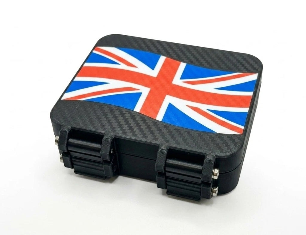 Heavy-Duty 3D Printed Metal Detecting Finds Box – Union Jack Edition