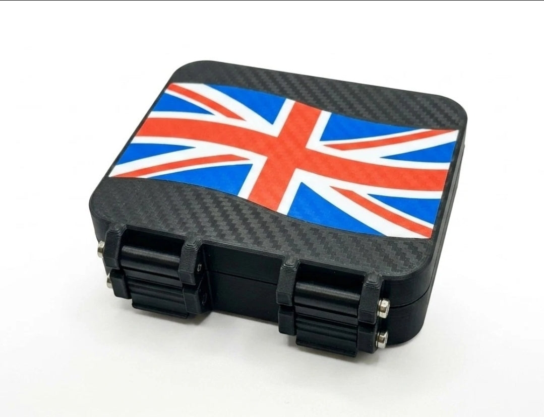 Heavy-Duty 3D Printed Metal Detecting Finds Box – Union Jack Edition