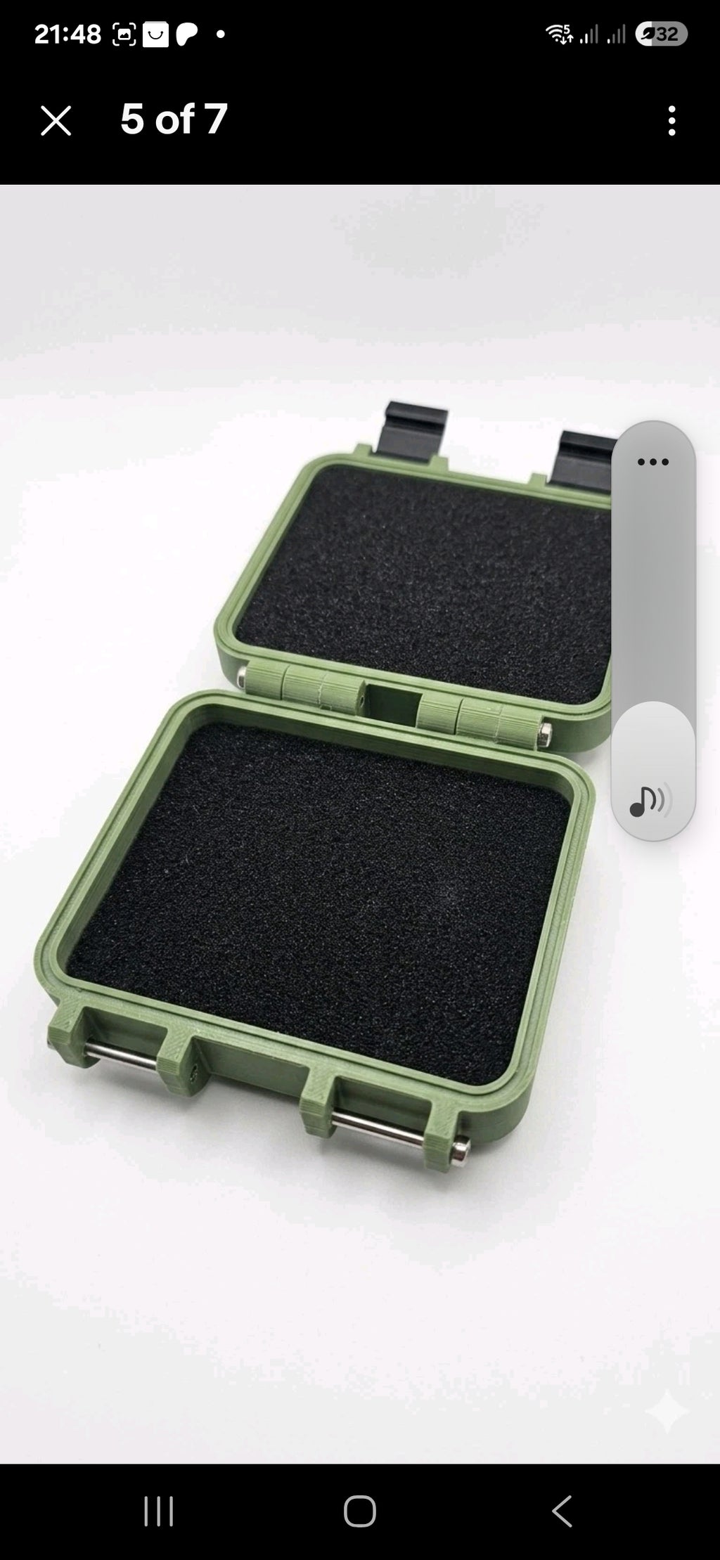 Metal Detecting Finds Box – Carbon Fiber Style with Henry Hammered Coin Design