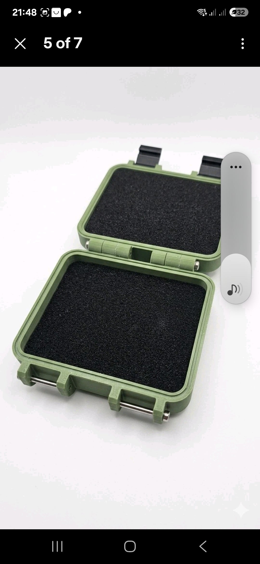 Metal Detecting Finds Box – Carbon Fiber Style with Henry Hammered Coin Design