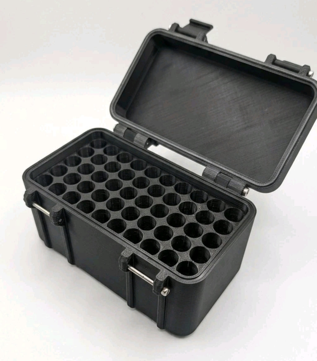 50 Round Ammo Box 7.62x51 NATO Storage Case Removable Tray 3D L42A1