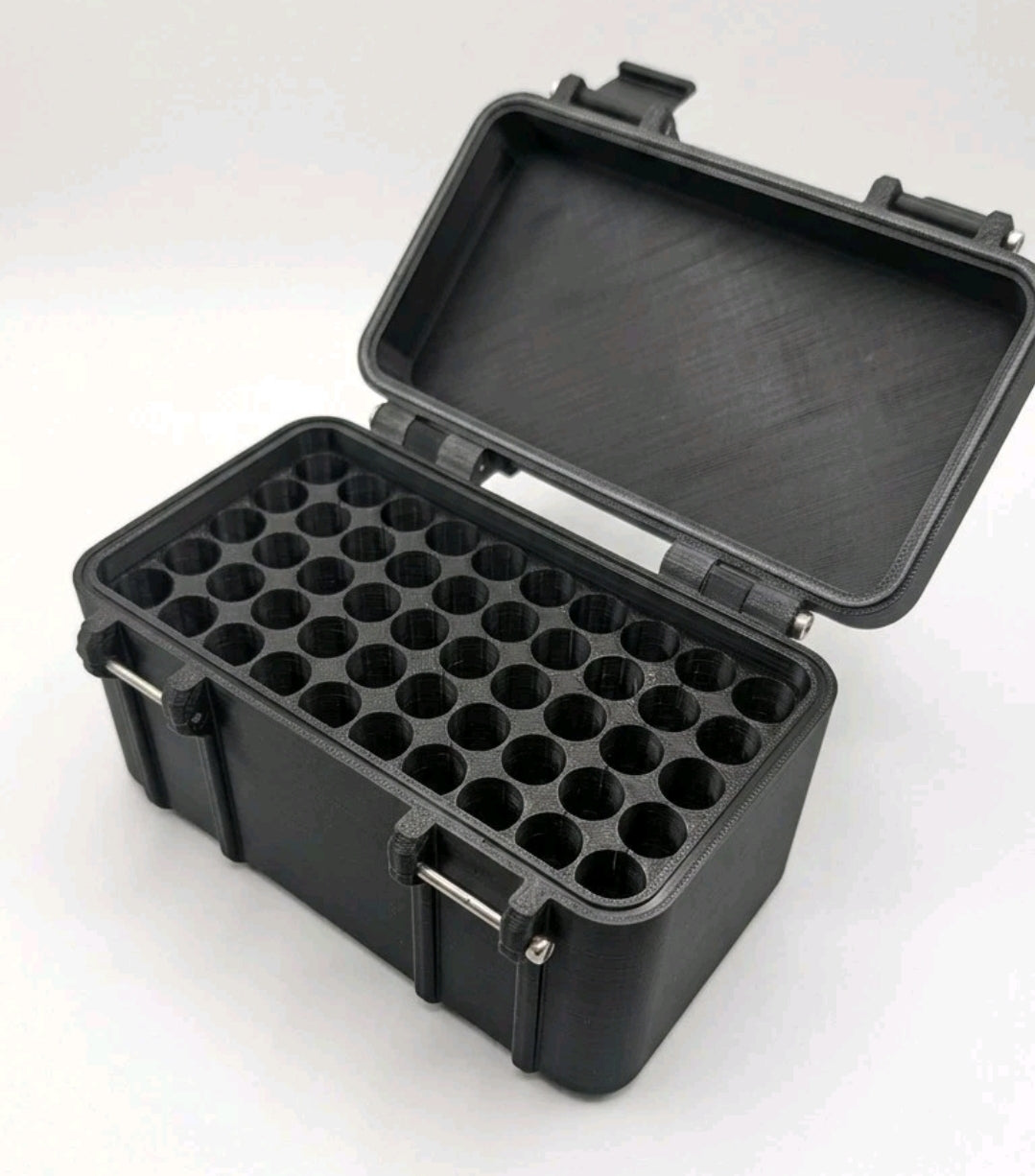 50 Round Ammo Box 7.62x51 NATO Storage Case Removable Tray 3D L42A1