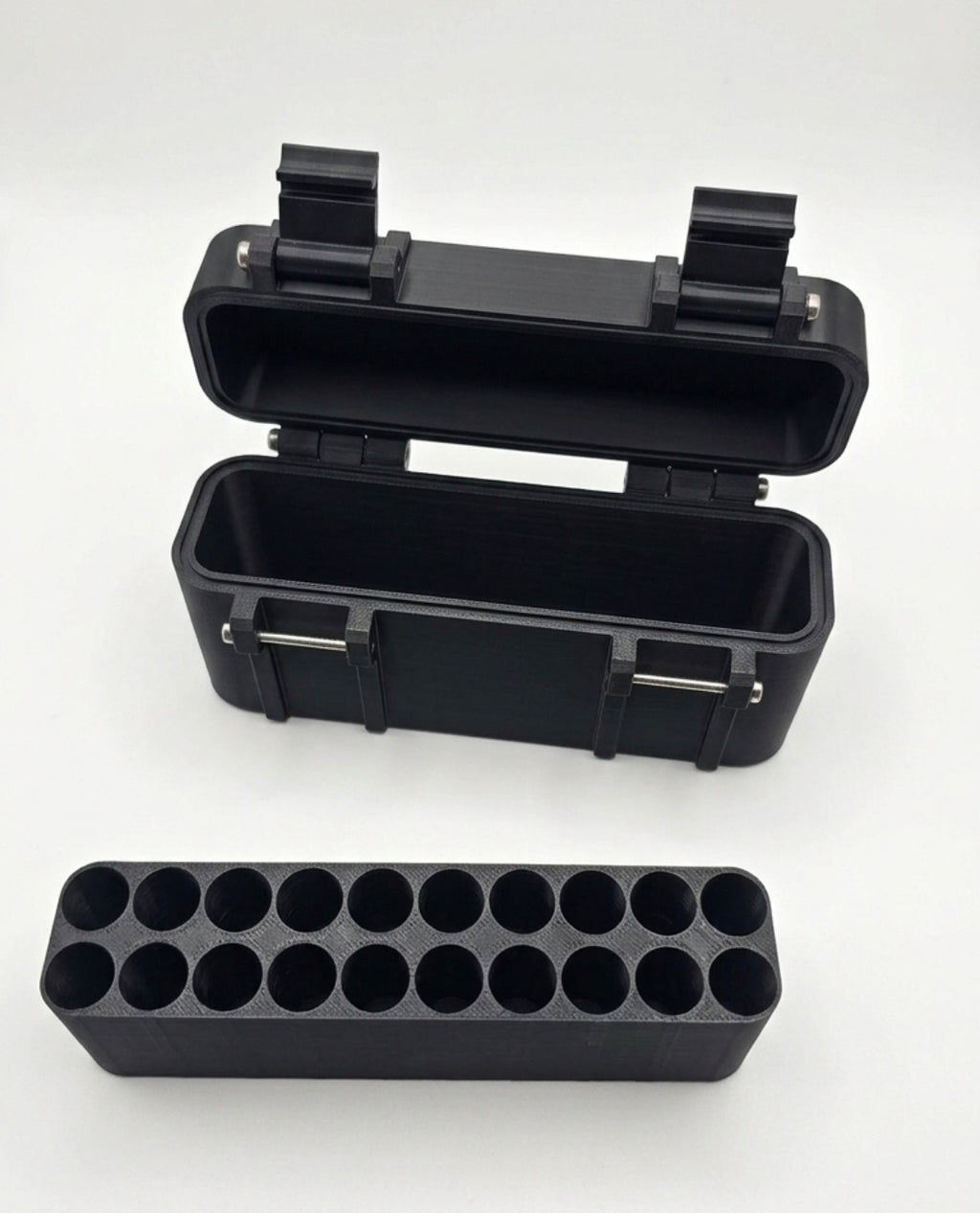 6mm BR 20 Round Ammo Box Heavy Duty Case with Removable Tray 6BR Precision