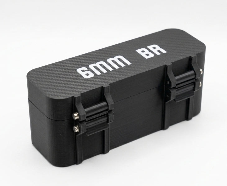 6mm BR 20 Round Ammo Box Heavy Duty Case with Removable Tray 6BR Precision